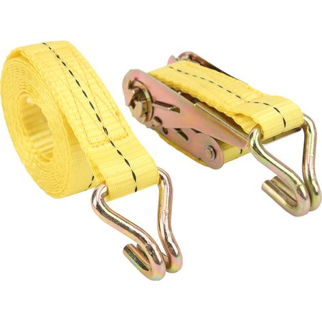 Sangles de serrage à cliquet ajustables pour valises et marchandises (5 mètres) (1/5)