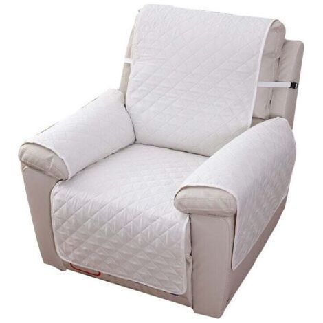 1 Seater Relax Armchair Cover, Waterproof Recliner Protective Sofa Cover for Bedroom（Beige 55×200） (1/4)