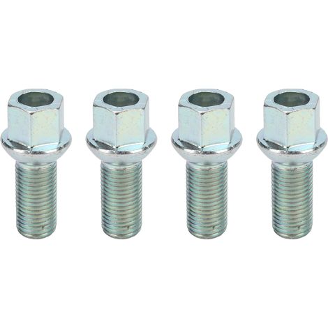 Boulons de roue, vis M14x1, 5, accessoires filetés adaptés pour A3/A4L/A5/A6/A8 Q3/Q5, 4 pièces