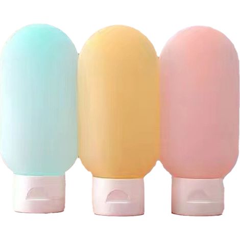 Flacon De Voyage - Polyéthylène - 100 ml - Pour Shampoing Après-Shampoing Lotion - Lot De 6 (1/5)