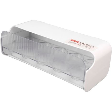 Transparente, hygienische und sichere Aufbewahrungsbox für Lebensmittel im Kühlschrank, Kühlschrank- und Küchenschubladen-Organizer, 10 Fächer, Eierhalter (1/5)