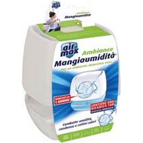 6PZ CONTENITORE AIRMAX AMBIANCE MINI KIT TAB BIANCO - CONTENITORE E 1 RICARICA 100 GR. INCLUSA
