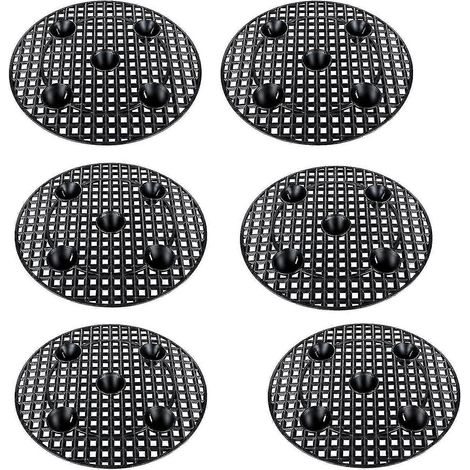 Lot de 6 rehausseurs de pots de fleurs robustes de 30 cm (12 pouces), réglables et munis de pieds, pour pots d'intérieur et d'extérieur (1/5)