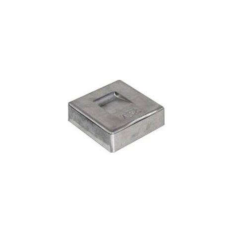 Regard de cheminée en aluminium -   18 x 18 cm