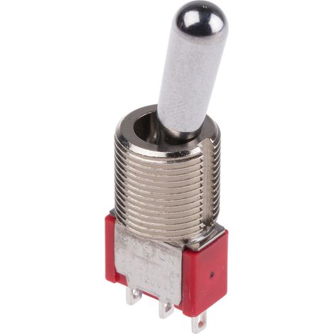 Interrupteur à levier RS PRO, On-Off-On, 1RT, 5 A @ 250 V c.a. ( Prix pour 1 ) (1/2)