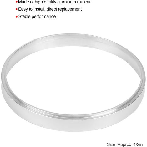 Écarteurs d'air en aluminium 1/2 pouce pour carburateurs Ford, Edelbrock, Holley, compatible SBC BBC 350 (1/5)