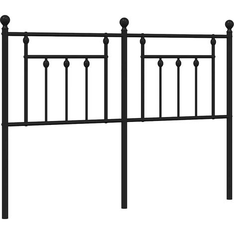 Maison Exclusive - Testiera di Ricambio in Metallo Nero 150 cm
