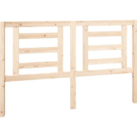 Maison Exclusive - Testiera per Letto 156x4x100 cm in Legno Massello di Pino (1/5)