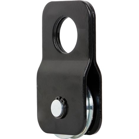 Argano puleggia verricello 4 tonnellate cavo nero tiro cavo forestale verricello puleggia rullo di sollevamento puleggia 4 tonnellate strappo blocco cavo 4000KG tiro cavo rullo costruzione offroad (1/4)