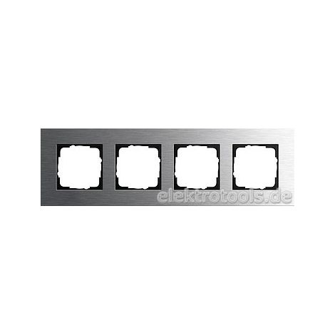 Gira Marco de cubierta 4f Gira Esprit Acero inoxidable [0214219], 0214 219