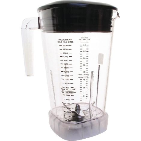 Pichet empilable avec couvercle MX 2L - 168 x 168 x 265 mm - WARING