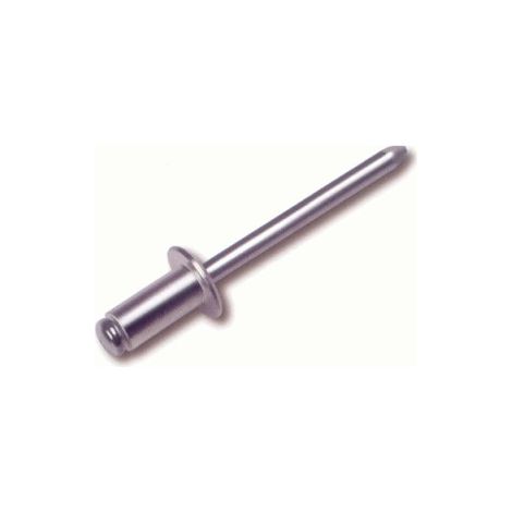 Rivets en aluminium 4 mm x 10 mm haute résistance, paquet de 500 unités