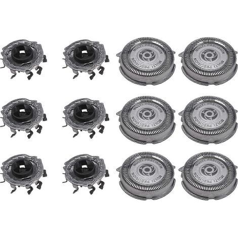 Lot de 6 têtes de rechange SH50 pour rasoirs Philips Norelco série 5000, lames MultiPrecision S5000, S5420, S5380 et S5351 - HZ (1/5)