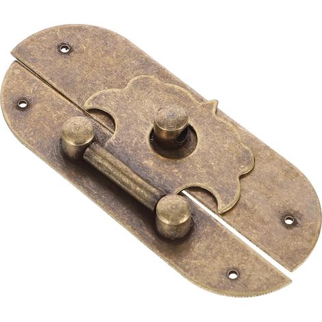 Fermoir de Boîte Ancienne Simple et Facile à Installer Vintage en Cuivre pour Coffret à Bijoux et Boîte en Bois pour Réparer ou Créer (1/5)