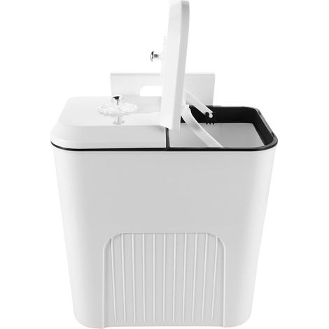 de cuisine en plastique blanc à double compartiment et (1/5)