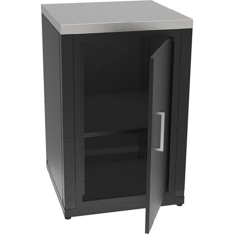 Modulo piano con anta e mensola centrale – Sistema Cucina Outdoor Componibile 60,7x60,7 h.94cm