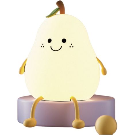 Veilleuse enfant Canard lampe en animal mignon contrôle tactile décoration de chambre pour tout petits bébés et femmes Silicone (1/4)