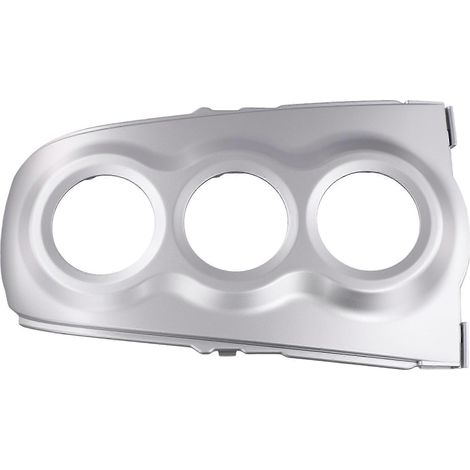 Panneau de garniture inférieur du combiné d'instruments 55406-0D300-B0 pour Toyota Yaris Aralito 07-13, panneau de commande de climatisation argenté (1/5)