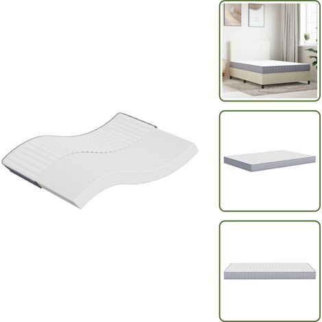 The Living Store Matratze Schaumstoff Mittelweich 140x200 cm - Matratze Weich (1/5)