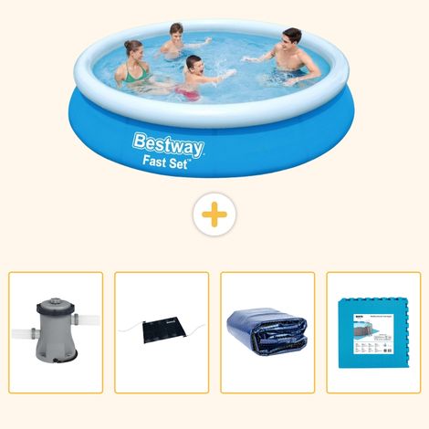 Bestway Bestway Fast Set Ronde - 366x76 cm - 5-pièces S340 (1/5)