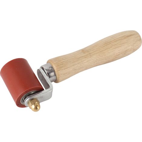 Outil de test de joint en silicone avec roulement ergonomique détachable, rouleau de lissage pour ruban de toiture PVC, rouge, largeur 40 mm / 1,6 po (1/5)
