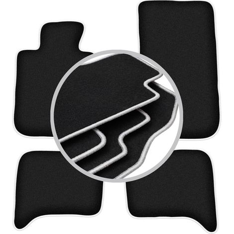 Alfombrillas Carlux plateadas para: BMW Serie 5 E28 sedán (1980-1990) (1/5)
