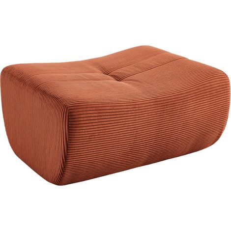 sweeek - Hocker, Fußhocker mit Cordbezug für Sessel und Sofas