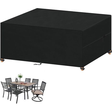 Housse de protection imperméable pour mobilier de jardin 150x100x75cm, tissu Oxford 420D, résistante aux intempéries (1/5)