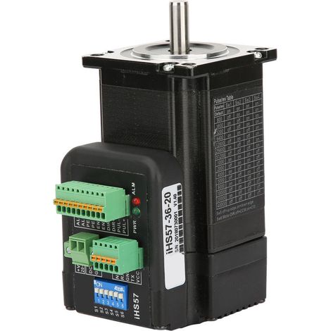 Moteur pas à pas intégré iHS57-36-20 2Nm 36V 4A contrôle vectoriel courant (1/4)