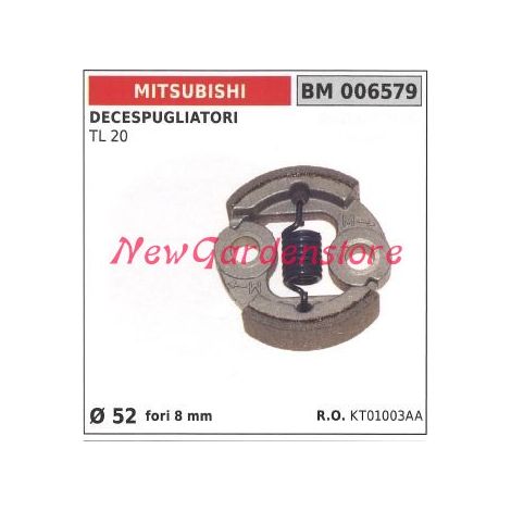 Embrague completo MITSUBISHI para desbrozadora TL 20 Ø 52 006579