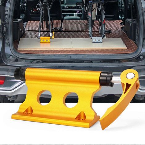 3 supports de fourche de vélo, compatibles avec les porte-vélos de toit de camion, noirs (1/5)