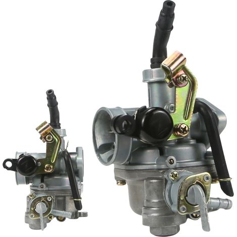 Lot de 2 carburateurs PZ19 à câble – Pour Daelim DY100 et Honda 110cc – Vélomoteur et cyclo (1/4)