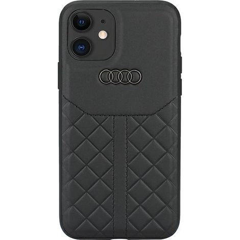 iPhone 11 Audi Hülle aus Naturleder, Schwarz (1/5)