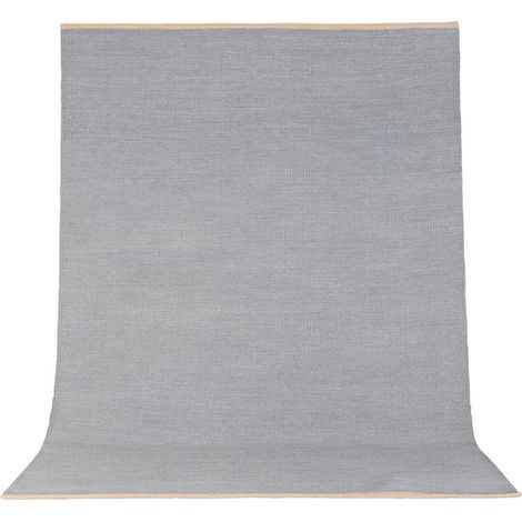 Tapis Tissé en Laine "Jaipur" 170x240cm Gris (1/4)