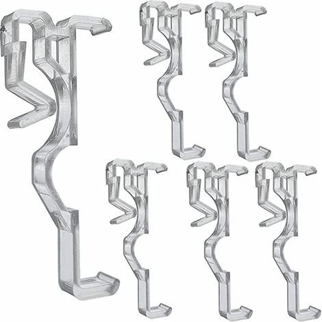 Panneaux décoratifs W006 (10 pièces), panneau décoratif de 2,5 pouces pour store vénitien vertical, clips de positionnement pour rideaux. (1/5)
