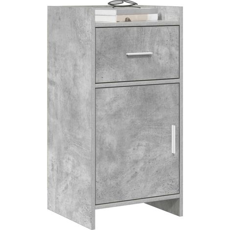 Sideboard/Anrichte/Buffet Betongrau 40 x 36 x 80 cm Holzwerkstoff LXWW786428 (1/5)