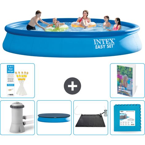 Intex Piscine Easy Set Ronde - 457x84 cm - 7-pièces S273 (1/5)