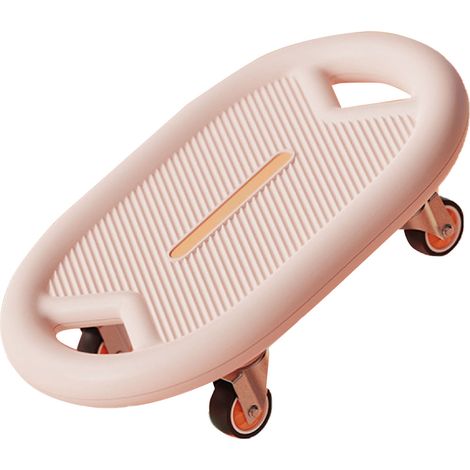 Planche abdominale de fitness silencieuse pour améliorer la fonction cardiorespiratoire, avec genouillère rose (1/5)