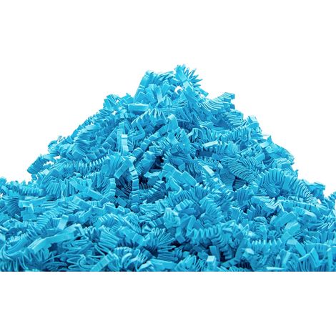 Papier Kraft Déchiqueté pour Cadeau–Frisure pour Emballage–Remplissage Boite Cadeau(Turquoise, 500g) (1/5)