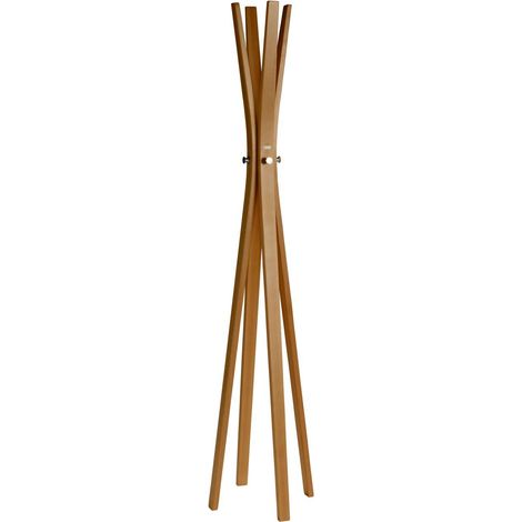 Perchero mod. 455 acabado lacado cerezo, 182cm(alto) 42cm(ancho) 42cm(largo) (1/2)