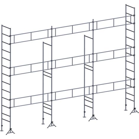 Echafaudage ES49 maçon 70 m² Garde-corps structure