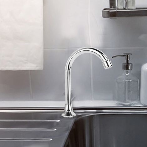 G1/2 salle de bains laboratoire bassin évier pédale robinet médical chaud froid cuivre pédale robinet d'eau (1/5)