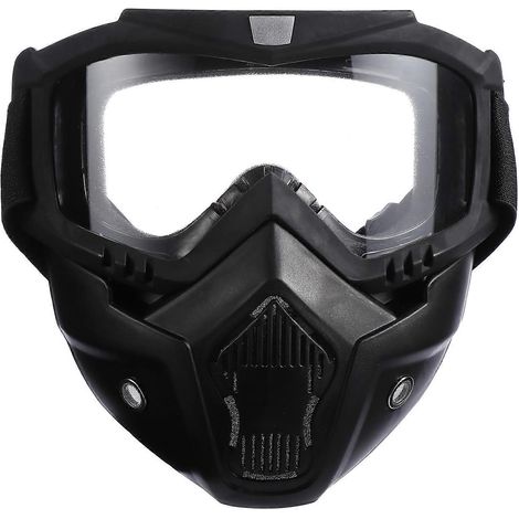 Visière de casque de moto rétro, visière de casque en polycarbonate, casque de moto-19x18x8cm