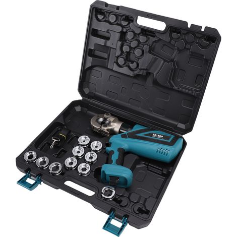 Kit d'outils de sertissage hydraulique électrique, pince à sertir de câble Rechargeable 60KN avec matrices pour cuivre et aluminium (1/5)