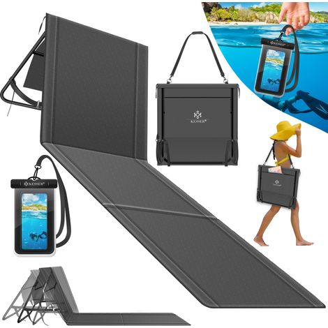 KESSER® Sdraio pieghevole, fino a 200 kg, regolabile - 1er, antracite (1/5)