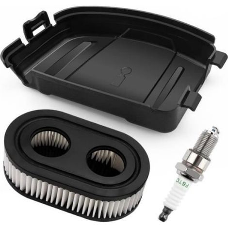 594106 Couvercle de Filtre à Air, Bougie d'allumage F6TC, Filtre à Air Tondeuse, Compatible avec Bri PIECE DETACHEE OUTIL DE JARDIN (1/4)