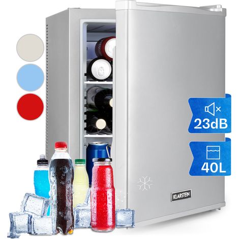 Klarstein – Mini réfrigérateur 40L – Compresseur silencieux 23 dB – Température réglable 6-15°C – Étagères modulables – Idéal pour boissons et cosmétiques (1/5)