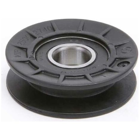 Poulie composite Ø 64 mm à gorge en V – Modèle VIP2500-2.740 – Largeur 19 mm – Alésage 17,5 mm pour systèmes de transmission de puissance