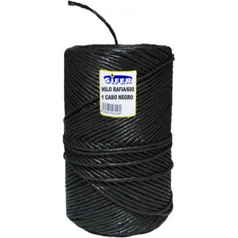 Corde en fil de raphia 600 avec corde noire 750g RA04