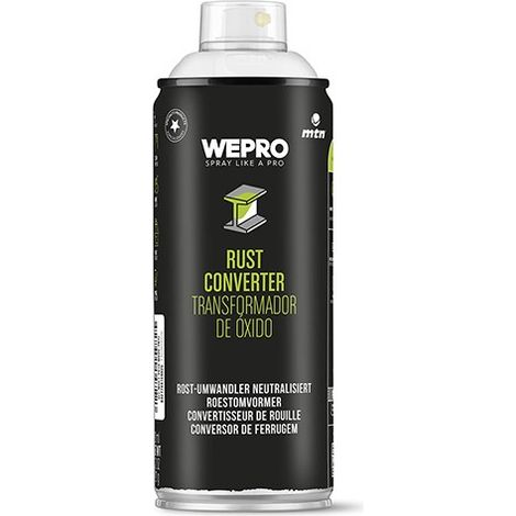 Spray neutralizzante convertitore di ruggine 400ml Rimuovi ruggine professionale mtn Pro
